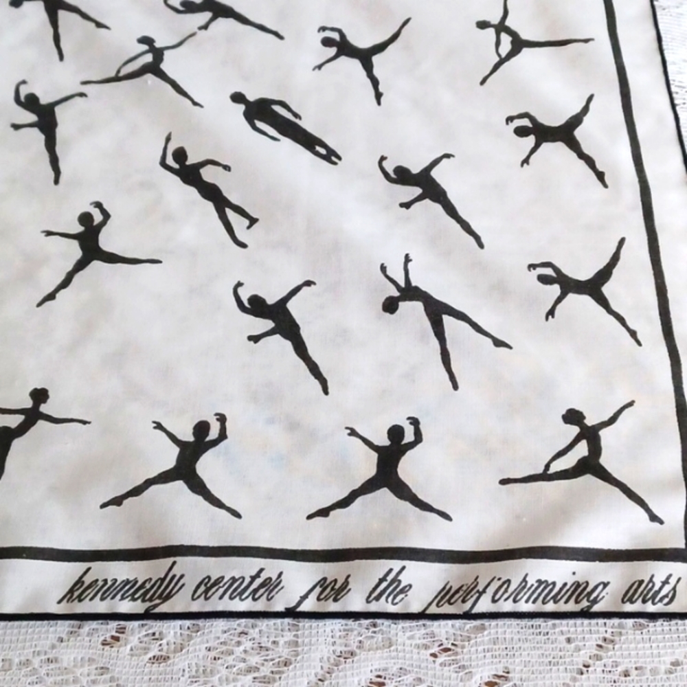 Vintage Scarf - Kennedy Center for the Performing Arts - 1977